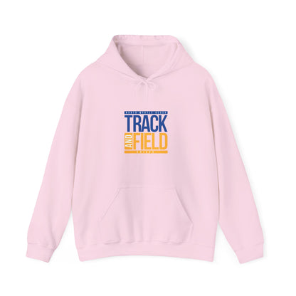 Track and Field Hoodie | Unisex Heavy Blend Hooded Sweatshirt for Athletes & Sports Fans