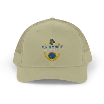 North Myrtle Beach Tennis Snapback Trucker Cap | Sports Mesh Hat for Players & Fans