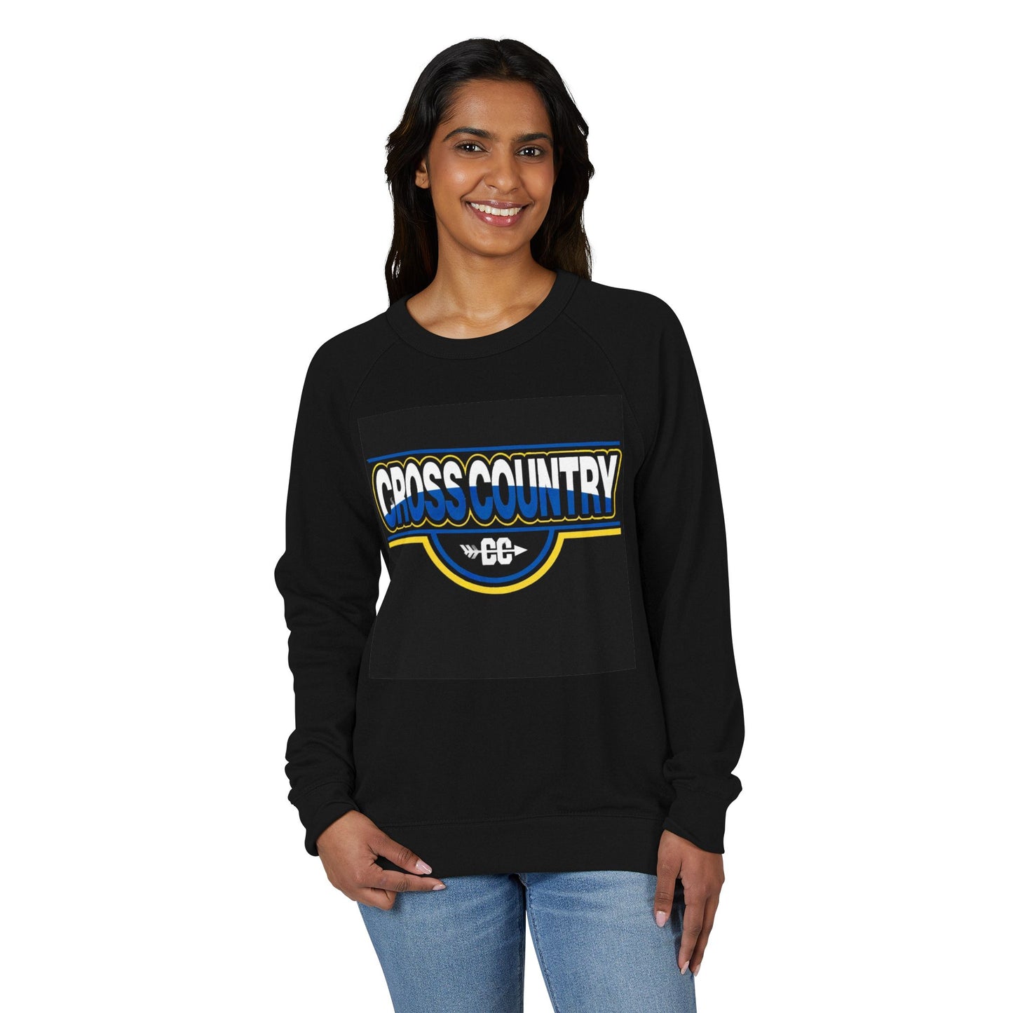 Cross Country Unisex French Terry Raglan Crewneck Sweatshirt | Sports Apparel, Running Gear, Cross Country Team, Athletic Wear, Gift [...]