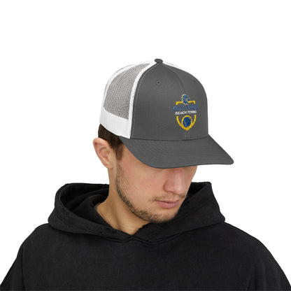 North Myrtle Beach Tennis Snapback Trucker Cap | Sports Mesh Hat for Players & Fans
