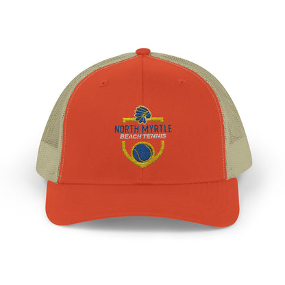North Myrtle Beach Tennis Snapback Trucker Cap | Sports Mesh Hat for Players & Fans