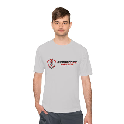 Phasecore Athletics Unisex Moisture Wicking Performance T-Shirt – Lightweight Breathable Activewear Tee for Sports, Gym & Running