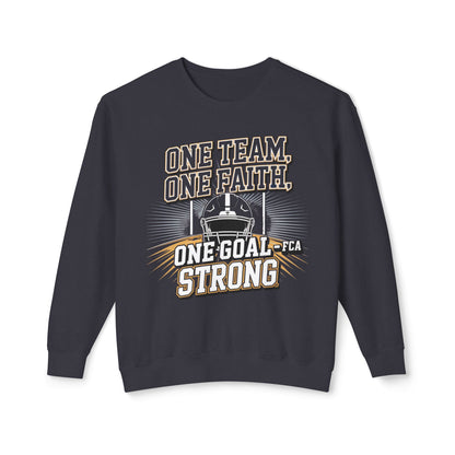 FCA Team Spirit Unisex Crewneck Sweatshirt, Faith Sweatshirt, Support Team Apparel, Motivational Gift, Game Day Gear