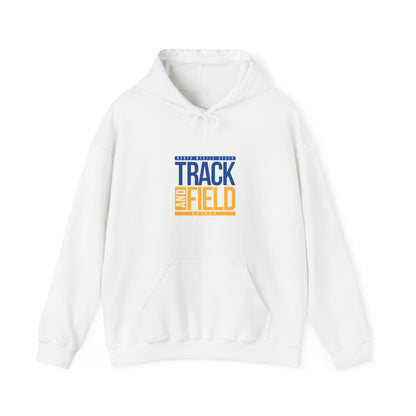 Track and Field Hoodie | Unisex Heavy Blend Hooded Sweatshirt for Athletes & Sports Fans