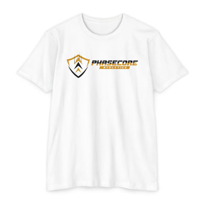 Phasecore Athletics Unisex CVC Jersey T-Shirt – Premium Athletic Workout Tee for Men & Women