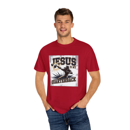 Unisex Garment-Dyed T-shirt with Jesus is My Quarterback Design, Faith-Inspired Tee for Sports Lovers, Christian Apparel for Men and [...]