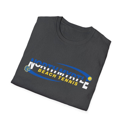 North Myrtle Beach Tennis Unisex Softstyle T-Shirt | Sporty Graphic Tee, Tennis Apparel, Casual Wear, Beach Shirt, Gift for Sport Lovers