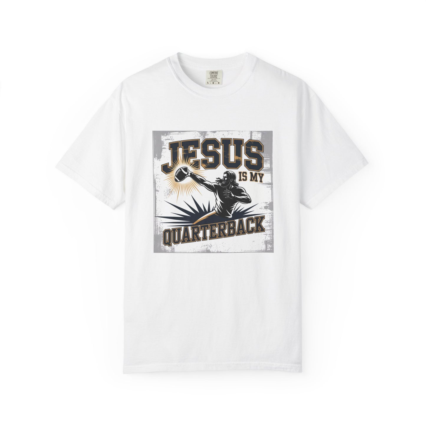 Unisex Garment-Dyed T-shirt with Jesus is My Quarterback Design, Faith-Inspired Tee for Sports Lovers, Christian Apparel for Men and [...]