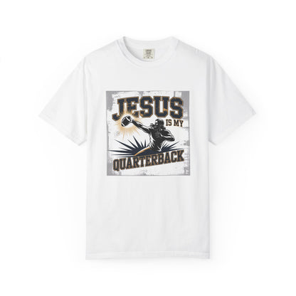 Unisex Garment-Dyed T-shirt with Jesus is My Quarterback Design, Faith-Inspired Tee for Sports Lovers, Christian Apparel for Men and [...]