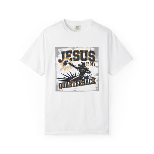 Unisex Garment-Dyed T-shirt with Jesus is My Quarterback Design, Faith-Inspired Tee for Sports Lovers, Christian Apparel for Men and [...]