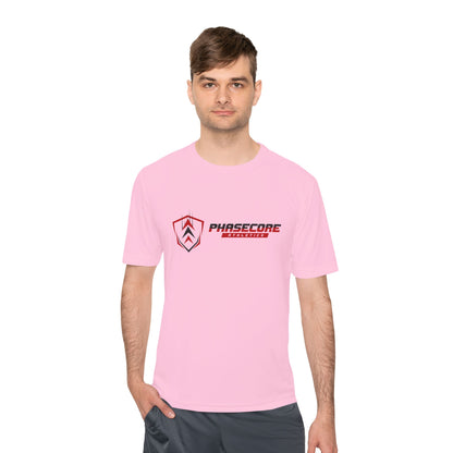 Phasecore Athletics Unisex Moisture Wicking Performance T-Shirt – Lightweight Breathable Activewear Tee for Sports, Gym & Running