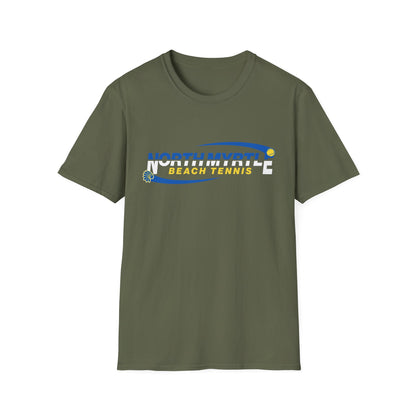 North Myrtle Beach Tennis Unisex Softstyle T-Shirt | Sporty Graphic Tee, Tennis Apparel, Casual Wear, Beach Shirt, Gift for Sport Lovers