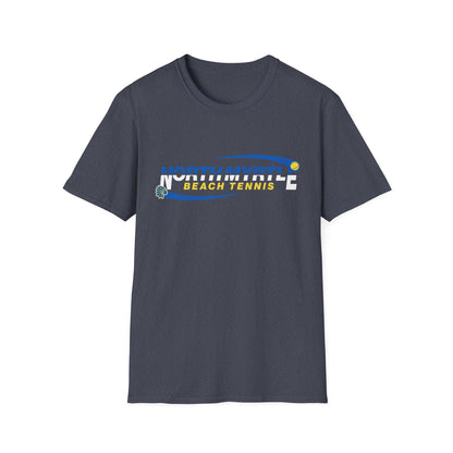 North Myrtle Beach Tennis Unisex Softstyle T-Shirt | Sporty Graphic Tee, Tennis Apparel, Casual Wear, Beach Shirt, Gift for Sport Lovers